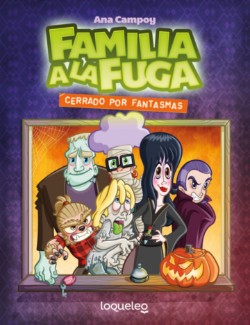 Portada Cerrado por fantasmas (Familia a la fuga 3)